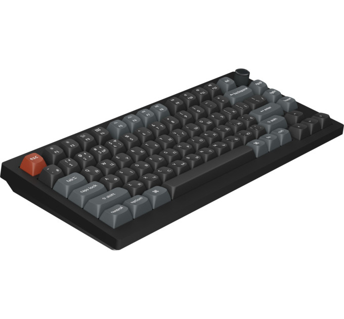 Keychron Клавіатура бездротова Keychron V1 Ultra Keychron Red Switch Black RGB (V1U-D1-UA)
