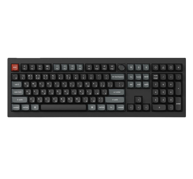 Keychron Клавіатура бездротова Keychron V6 Ultra Keychron Red Switch Black RGB (V6U-D1-UA)
