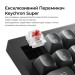 Keychron Клавіатура Keychron V1 8K Keychron Super Red Switch Black RGB (V1W-D1-UA)