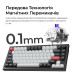 Keychron Клавіатура бездротова Keychron Q1 HE Magnetic Switch Black RGB (Q1H-M1-UA)