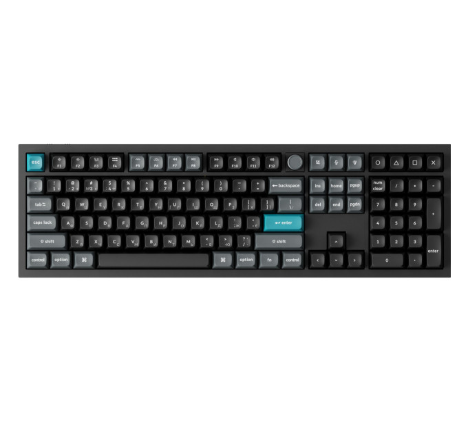 Keychron Клавіатура бездротова Keychron Q6 Ultra Keychron Red Switch Black RGB (Q6U-M1-UA)