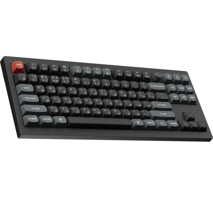Keychron Клавіатура бездротова Keychron V3 Ultra Keychron Red Switch Black RGB (V3U-D1-UA)