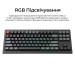 Keychron Клавіатура бездротова Keychron V3 Ultra Keychron Red Switch Black RGB (V3U-D1-UA)