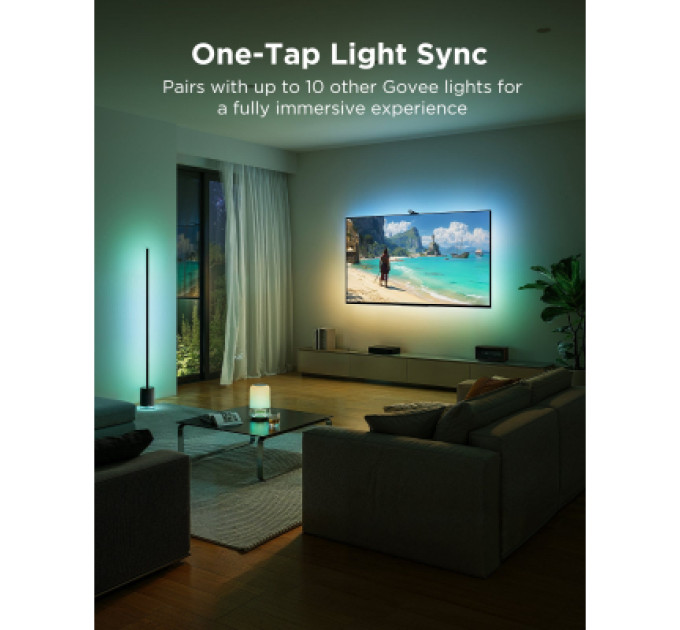 Govee Світлодіодна стрічка Govee Набір R2A80 Three-camera TV Backlight 55-65'', RGBIC, WI-FI/Bluetooth, чорний (R2A80C11)