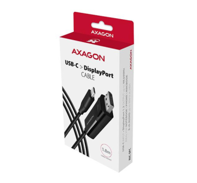 AXAGON Кабель мультимедійний USB-C to DisplayPort M 1.8m 4K60Hz black AXAGON (RVC-DPC)