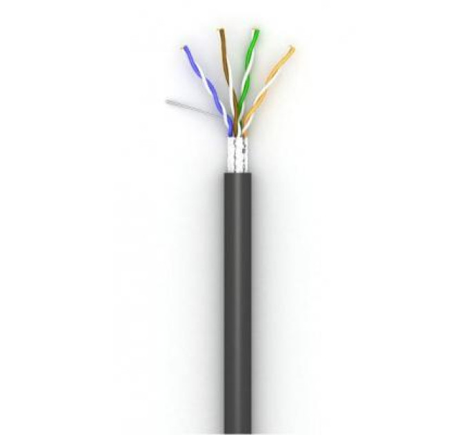 OK-Net Кабель мережевий OK-Net F/UTP-cat.6, 305м, зовнішній (КППЭ-ВП (250) 4*2*0,57)