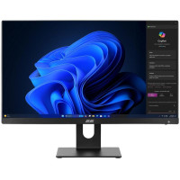 Комп'ютер персональний моноблок 2E Rational K6 23.8" FHD IPS Intel i3-12100, 8Gb, F128GB+500Gb, UMA, H610, K6.610, 120W, Win11H+M365P1yr, чорний