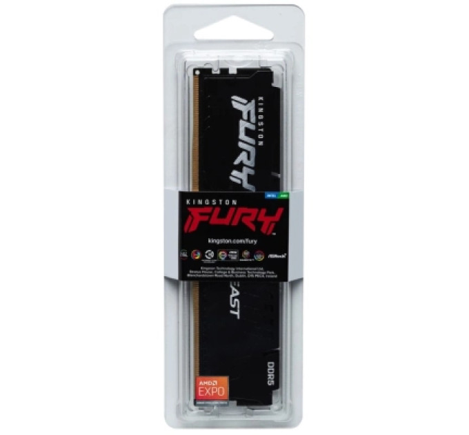 Fury Модуль пам'яті для комп'ютера DDR5 8GB 5600 MHz Beast AM5 Black Fury (KF556C36BBE-8)