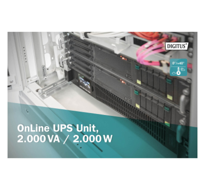 Digitus Пристрій безперебійного живлення Digitus 2000VA/2000W (DN-170095)