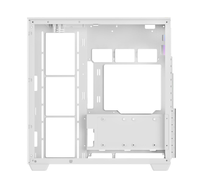 OCYPUS Корпус для комп'ютера ATX W/O PSU DELTA C74 ARGB білий (DELTA-C74-WHD200XX-GL) OCYPUS