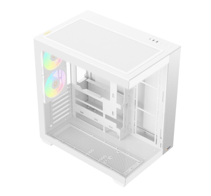 OCYPUS Корпус для комп'ютера ATX W/O PSU DELTA C74 ARGB білий (DELTA-C74-WHD200XX-GL) OCYPUS