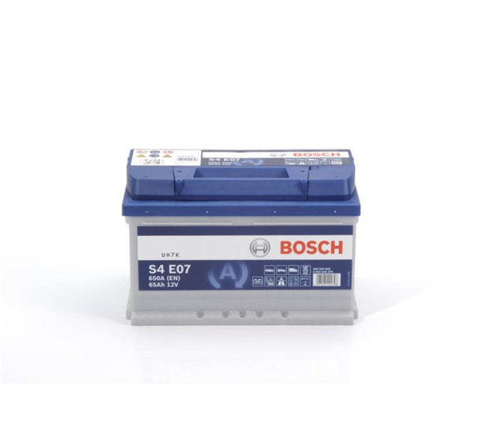 Акумулятор Bosch S4 12В 65Аг 650А R+ (0 092 S4E 070)