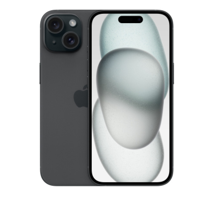 Apple Мобільний телефон Apple iPhone 15 256Gb Black (REF B) BREEZY (2BMTP63)