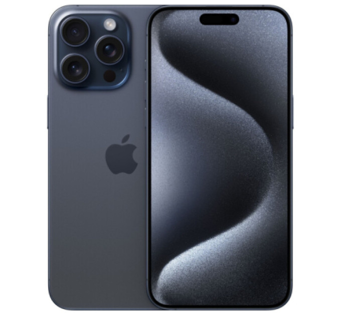 Apple Мобільний телефон Apple iPhone 15 Pro 512Gb Blue Titanium (REF A) BREEZY (2AMTVA3)