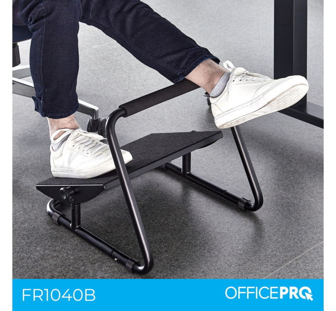 OfficePro Регульована підставка для ніг OfficePro FR1040B Black