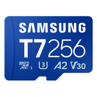 Карта пам’яті SAMSUNG MICRO SDXC T7 256GB, U3, V30, A2 до 170 Мб/с