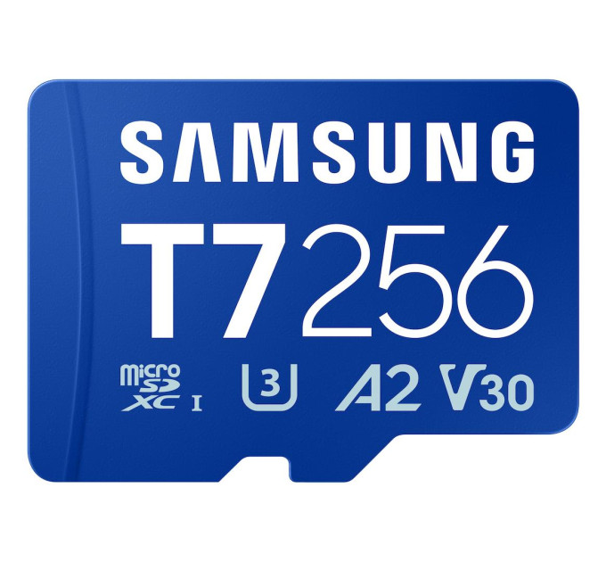 Samsung Карта пам’яті SAMSUNG MICRO SDXC T7 256GB, U3, V30, A2 до 170 Мб/с