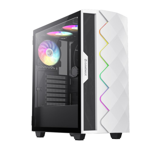Gamemax Корпус для комп'ютера ATX W/O PSU DIAMOND CP WH GAMEMAX
