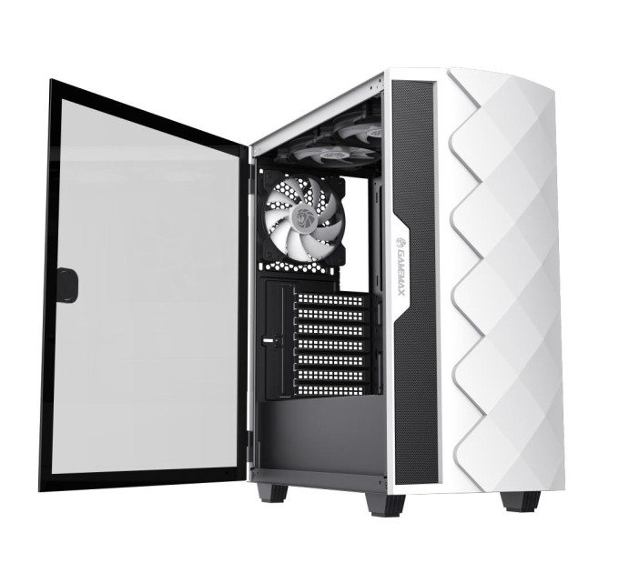 Gamemax Корпус для комп'ютера ATX W/O PSU DIAMOND CP WH GAMEMAX