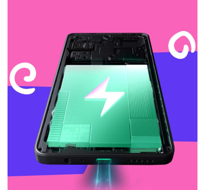 Tecno Смартфон Tecno Spark 20C (BG7n) 4/128GB Dual Sim Mystery White (4894947011757)
