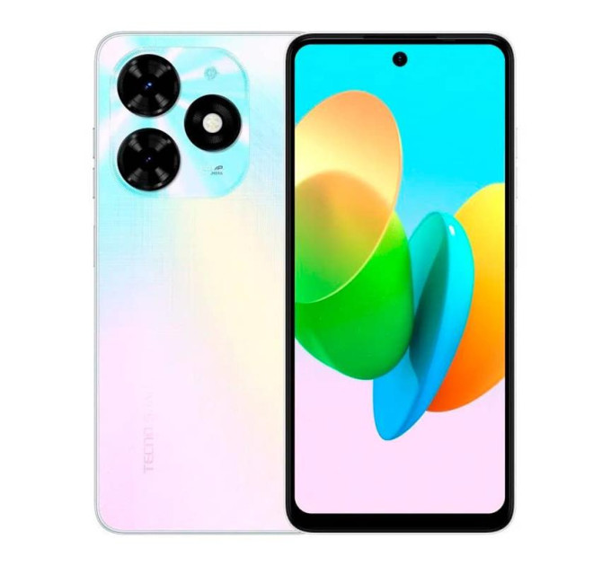 Tecno Смартфон Tecno Spark 20C (BG7n) 4/128GB Dual Sim Mystery White (4894947011757)