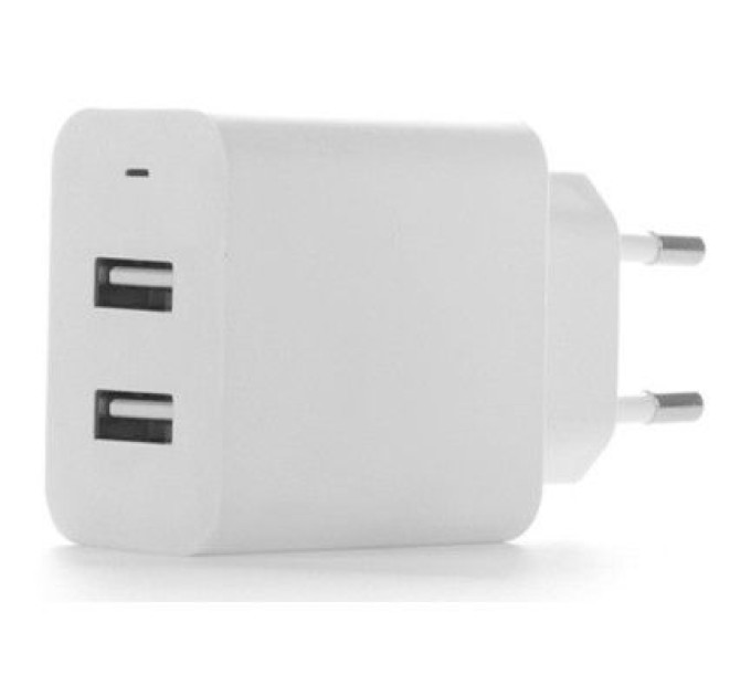 ColorWay Зарядний пристрій ColorWay 2USB AUTO ID 4.8A (24W) (CW-CHS016-WT)