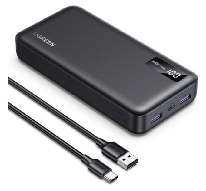 Ugreen Батарея універсальна Ugreen 20000 mAh 22.5W Black (U_25683)