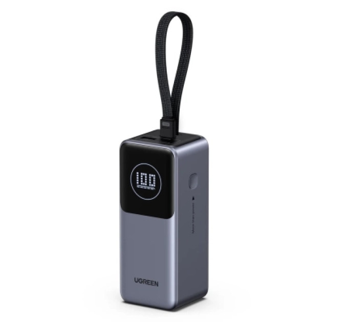 Ugreen Батарея універсальна Ugreen 20000 mAh 130W Cable Space gray (U_55365B)