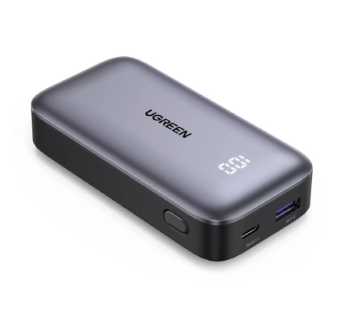 Ugreen Батарея універсальна Ugreen 10000 mAh 30W Fast Charging Grey-black (U_25185)