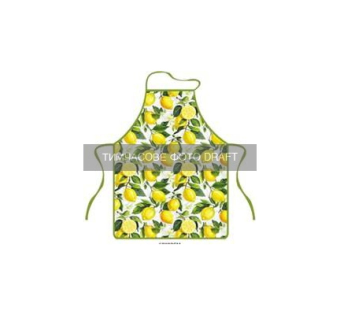 Ardesto Фартух Ardesto Sicilian lemons 60х80см, 100% поліестер, зелений (ART12LM)