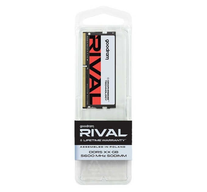 Goodram Модуль пам`ятi SO-DIMM DDR5 32GB/5600 Goodram Rival (GGEES5-56L40/32G)
