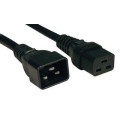 Zpas Кабель живлення ZPAS C19/C20, 2m, 16A, чорний