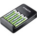 Varta Зарядний пристрій для акумуляторів Varta Value USB Quattro Charger + 4шт. AA 2100 mAh (57652101451)