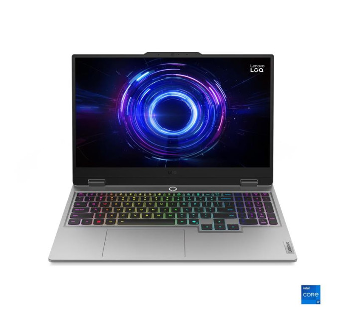 Lenovo computers Ноутбук Lenovo LOQ-15IRX10 15.6" FHD IPS AG, Intel i7-13645HX, 32GB, F512GB, NVD5050-8, DOS, сірий