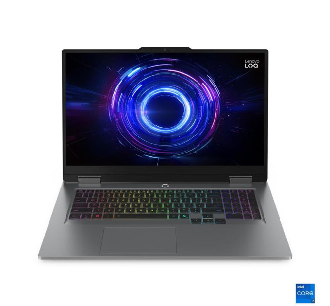 Lenovo computers Ноутбук Lenovo LOQ-17IRX10 17.3" FHD IPS AG, Intel i7-13650HX, 32GB, F512GB, NVD5050-8, DOS, сірий