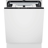 Посудомийна машина Electrolux вбудована, 14компл., D, 60см, дисплей, інвертор, 3й кошик, чорний