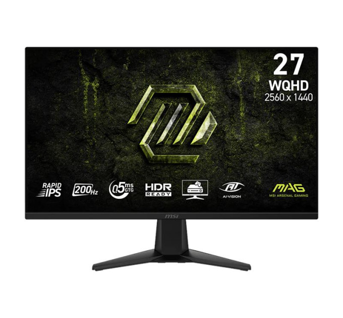 MSI monitors Монітор MSI 27" MAG 275QF-E20 2xHDMI, DP, Audio, IPS, 2560x1440, 200Hz, 0.5ms, sRGB 101%, G-SYNC, FreeSync