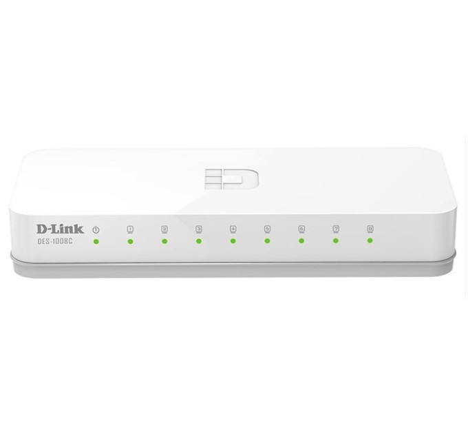 DLINK Комутатор D-Link DES-1008C 8xFE, Некерований