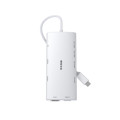 DLINK USB-С Хаб D-Link DUP-A01 10in1  2xHDMI, 1xGE, 2xUSB-C, 1xUSB-A 3.1, 1xUSB-A 3.0, 1xSD, 1xmicroSD, 1xUSB-C PD