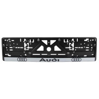 Рамка номерного знака CarLife Audi (NH12)