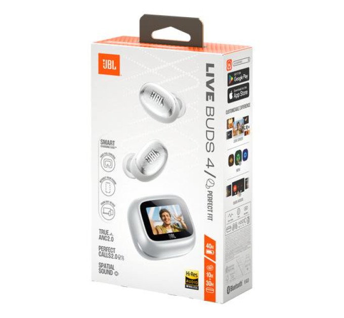 JBL Навушники JBL Live Buds 4 Silver (JBLLIVEBUDS4SIL)