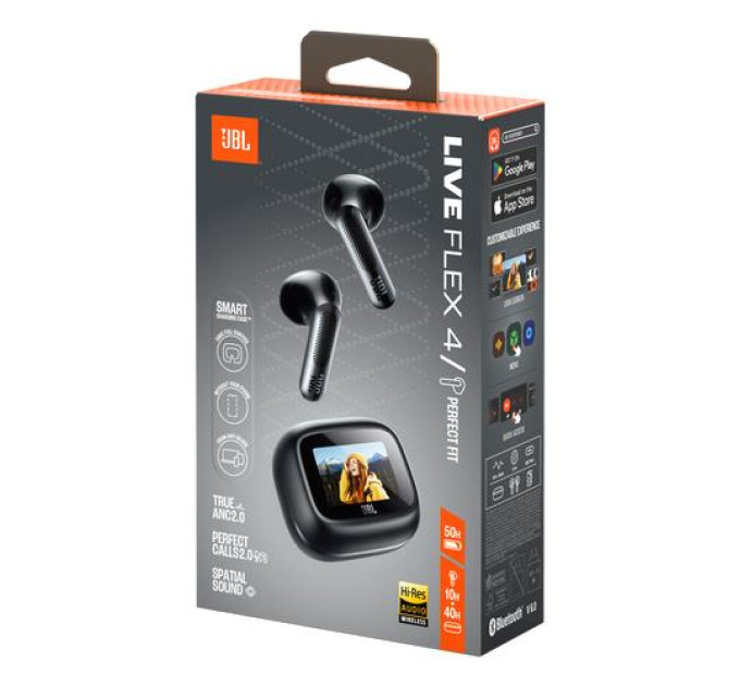 JBL Навушники JBL Live Flex 4 Black (JBLLIVEFLEX4BLK)