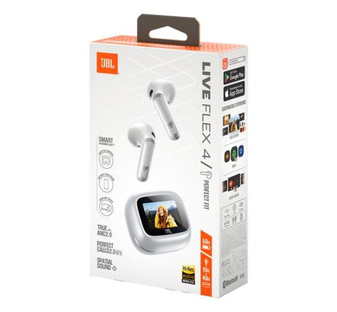 JBL Навушники JBL Live Flex 4 Silver (JBLLIVEFLEX4SIL)