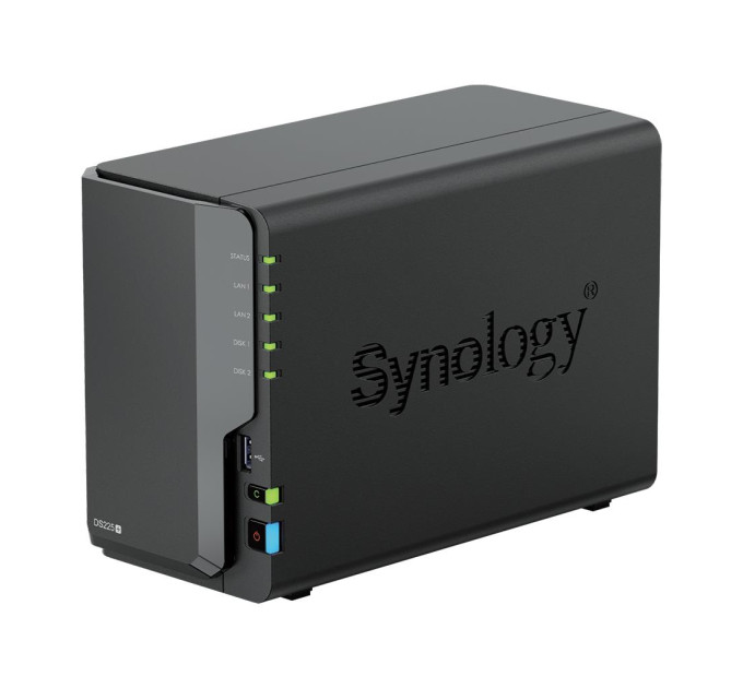Система зберігання даних 2BAY NO HDD USB3 DS225+ SYNOLOGY