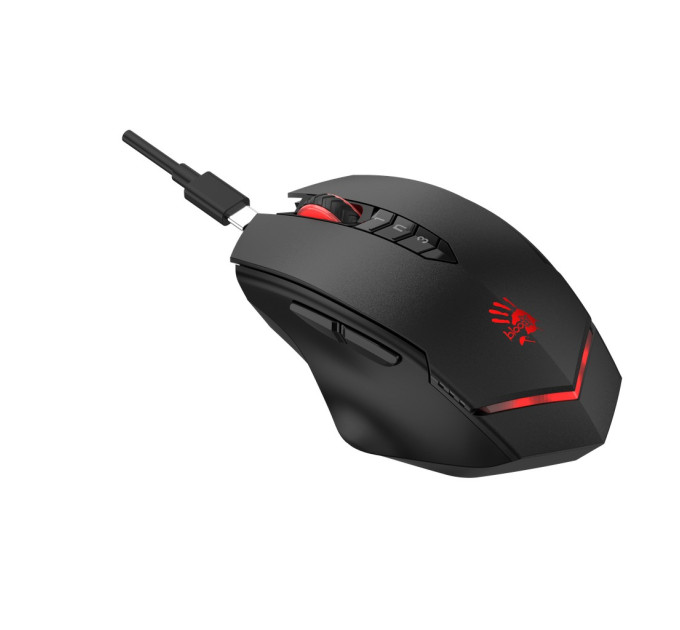 Миша бездротова Bloody R80 Plus Black