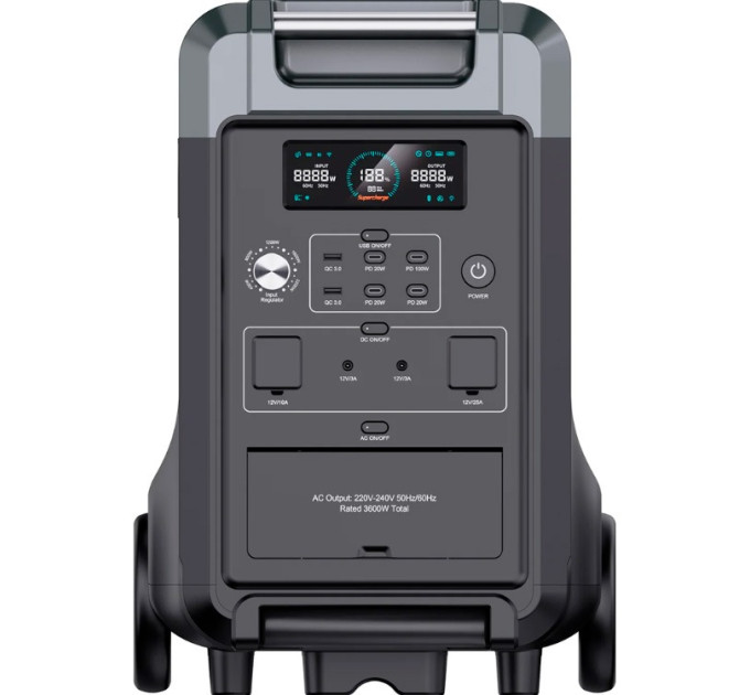 Зарядна станція Choetech BS009 3840Wh, 3600W (BS009-EU-BK)_OEM