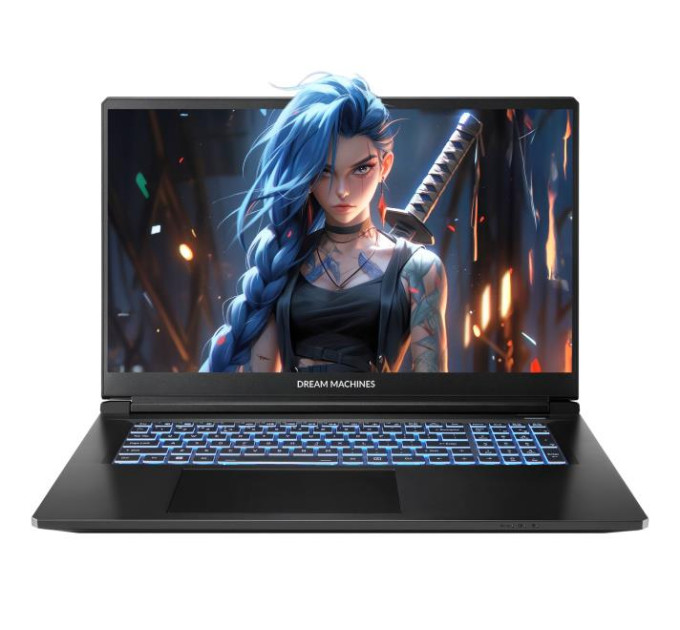 Ноутбук Dream Machines RG5050-17 17.3FHD IPS, Intel i5-13420H, 16GB, F512GB, NVD5050-8, DOS, чорний