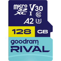 Карта пам`яті MicroSDXC 128GB UHS-I/U3 Class 10 Goodram + SD-adapter R170/W120MB/s + SD-adapter (GGSM2AA-1280R12)