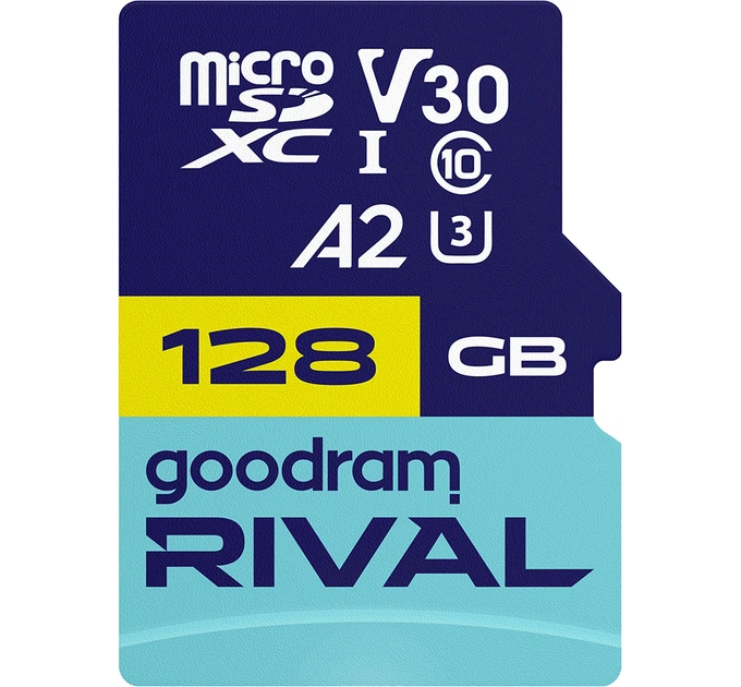 Goodram Карта пам`яті MicroSDXC 128GB UHS-I/U3 Class 10 Goodram + SD-adapter R170/W120MB/s + SD-adapter (GGSM2AA-1280R12)