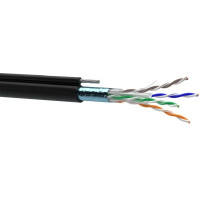 Кабель мережевий OK-Net FTP 305м cat.6 зовнішній, трос 7*0,5 (F/UTP-cat.6) (КППЭт-ВП (250) 4*2*0,54) Кабель мережевий OK-Net FTP 305м cat.6 зовнішній, трос 7*0,5 (F/UTP-cat.6) (КППЭт-ВП (250) 4*2*0,54)
